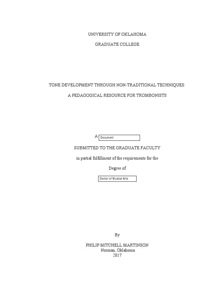Trombone Techenique | PDF | Trombone | Singing