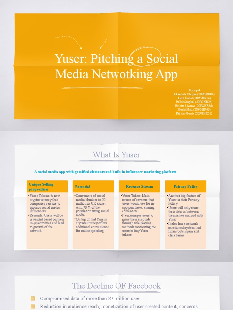 Yuser: A New Social Media Platform | PDF | Cryptocurrency | Popular ...