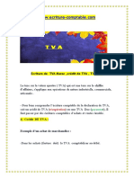 Ecriture Comptable de Declaration TVA PDF