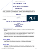LEY DE LO CONTENCIOSO ADMINISTRATIVO DECRETO DEL CONGRESO 119-96