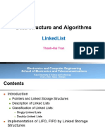 Data Structure and Algorithms Data Structure and Algorithms: Linkedlist Linkedlist