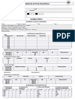 Formulario Examen Aptitud Psicofísica PDF
