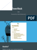Mockito/Powermock: Presented By: Bello Muhammad