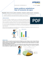 Interpretamos gráficos sobre consumo de agua