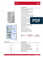 Refrigeradora NFL 340 e Inox