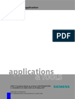 Simens STEP 7 function block to control a MICROMASTER4  SINAMICS G120G120D via Profibus DP