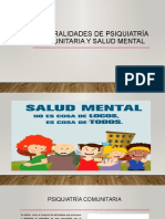 Generalidades Psiquiatria Comunitaria y S.M