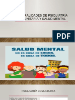 Salud Mental Comunitaria y Factores