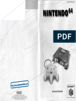 Hardware - Nintendo 64 System - AU Manual - N64