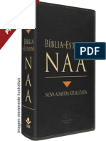 Resumo Naa Biblia de Estudo Nova Almeida Atualizada Varios Autores