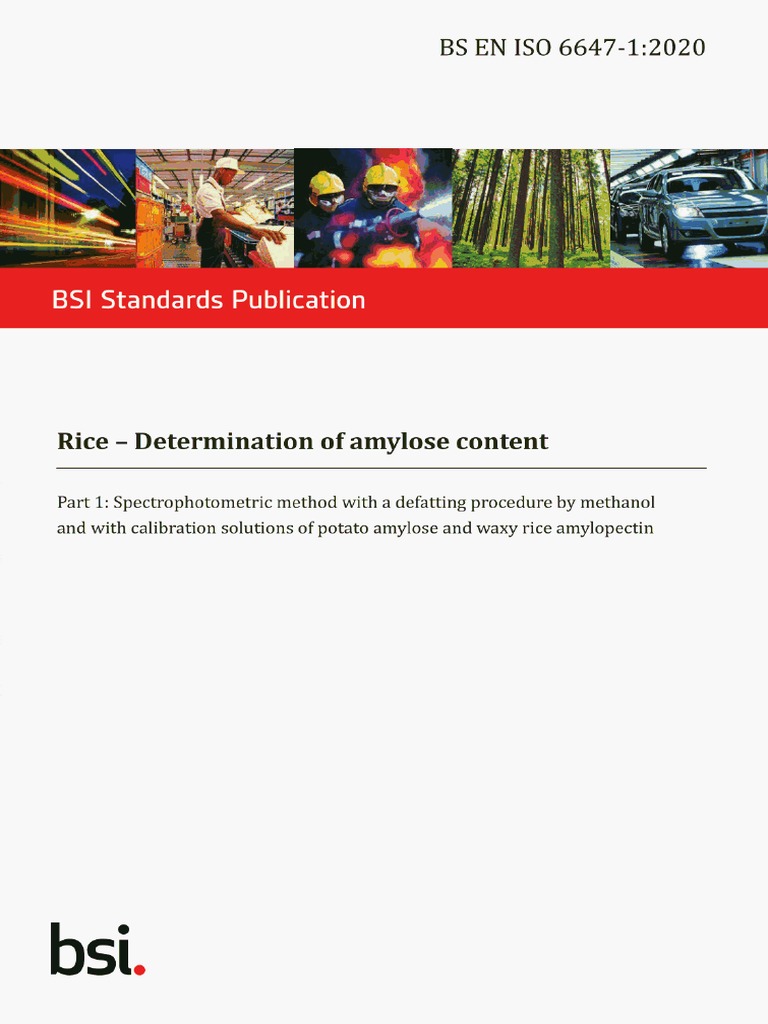 BS en Iso 6647-1-2020 | PDF