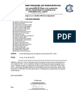 MEMO MULT. #32 Reprogracion de Fecha Del 2° Examen Parcial 2021 I