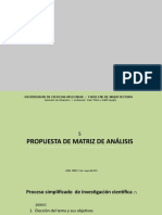 Extracto Del Proceso Simplificado de Investigación - Matriz de Análisis