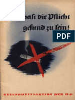 Reichsjugendfuehrung - Heft 1 - Gesundheitsaktion Der Hitlerjugend - Nikotin Und Alkohol (25 S., Scan, Fraktur)