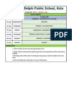 Date DAY Class Xii: PERIODIC TEST - I (2021-22)