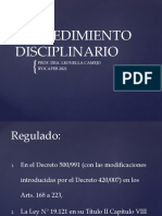 Procedimiento Disciplinario