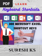 Learn Keyboard Shortcuts - 300 Microsoft Excel Shortcut Keys