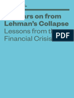 10 Years On From Lehman's Collapse: Lessons From The Financial Crisis