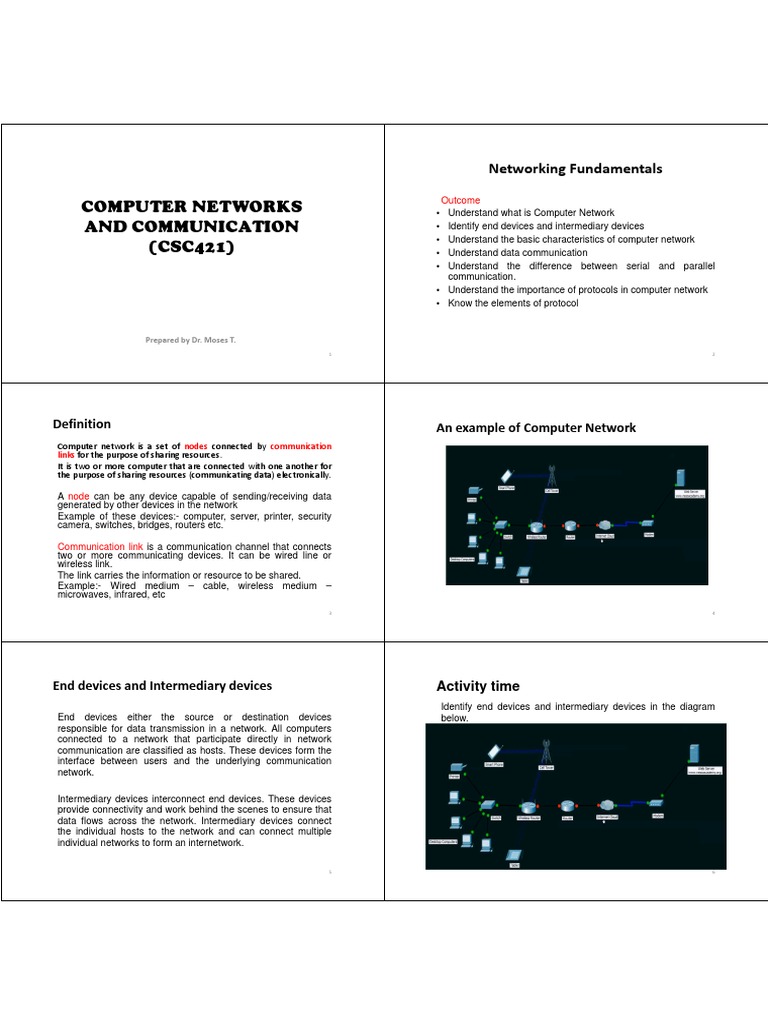 Computer Networks and Communication | PDF | Network Topology | Computer ...