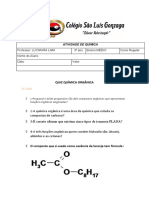 ATIVIDADE DE QUÍMICA Extra