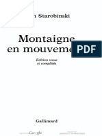 Jean Starobinski - Montaigne en Mouvement (1993, Gallimard) - Libgen - Li