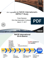 An Update On NACE International's IMPACT Study: Frank Rampton Ohio Gas Association Conference March 17, 2017