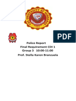 Final Requirement CDI 1 Police Report