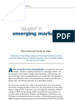 Valuation in Emerging Market