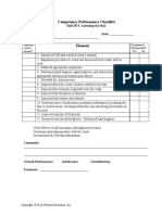 Competency Performance Checklist: Skill 30-3: Assessing The Hair Student: Date