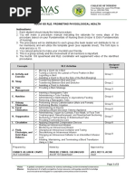 Nucm 103 Rle: Promoting Physiological Health Instructions