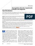 2021-Disruptive Mood Dysregulation Disorder - Symptomatic and Syndromic Thresholds and Diagnostic Operationalization