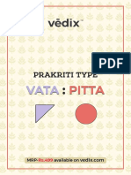 Vedix-Prakriti Type Vata-Pitta