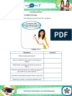 Learning Activity 3 Evidence: Getting The Hidden Message: Fuente: SENA