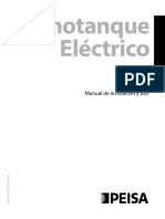 Manual Termotanque Electrico Peisa