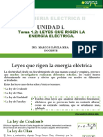 Tema 2. Leyes Que Rigen La Energía Eléctrica.