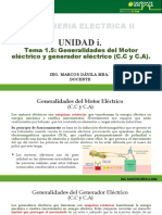 Tema 5. Generalidades del Motor eléctrico y generador eléctrico (C.C y CA).