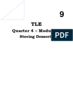Quarter 4 - Module 5:: Storing Desserts