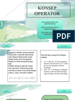 Konsep Operator - Kelompok 6 Fisika Kuantum