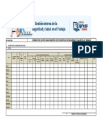 11.- Formato de Datos Para Registro de Estadisticas de Sst