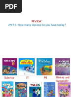 UNIT 6: How Many Lessons Do You Have Today?: Review