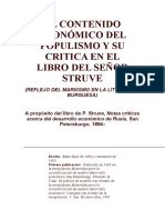 El análisis marxista del libro de Struve