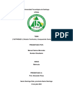 ACTIVIDAD 5, Division Territorial y Composicion Socio-Economica 