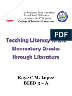 Teaching Literacy through Literature at Western Mindanao State University