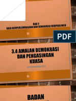 Bab 3 Raja Berperlembagaan Dan Demokrasi Berparlimen