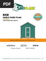 Gable Shed Plan: Free Streamlined Version
