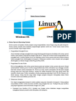 Sistem Operasi Jaringan Windows dan Linux