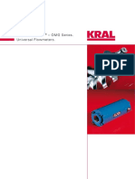 Flowmeter KRAL Series OMG 02
