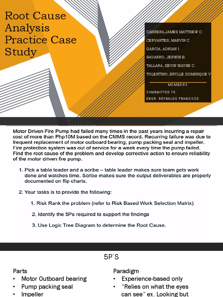 Root Cause Analysis Practice Case Study | Download Free PDF | Applied ...