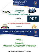 Clase 1 - Introducción A La Planificación Estratégica