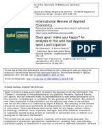 International Review of Applied Economics: Being Derived From